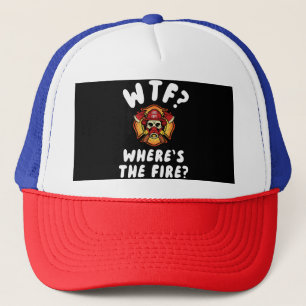 Casquette WTF Où est le pompier ?