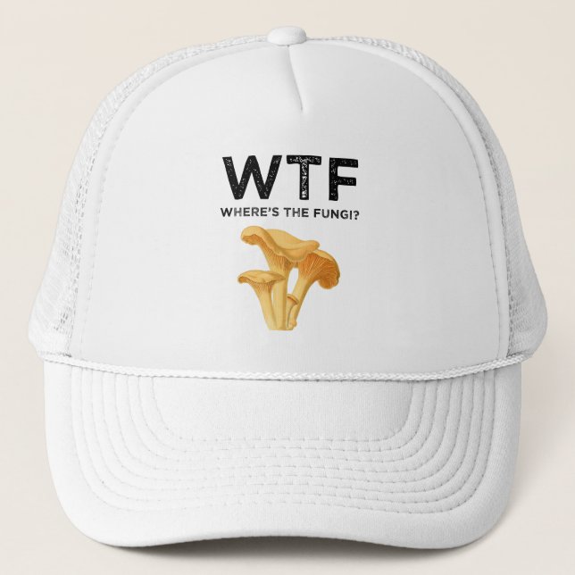 Casquette WTF - Où sont les champignons ? (Devant)