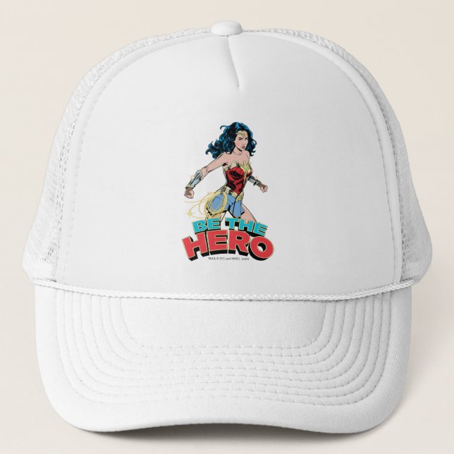 Casquette WW84 | Be The Hero Wonder Woman Retro Comic Art (Devant)