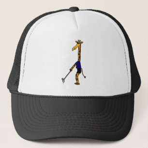Casquette XX girafe jouant la conception de golf