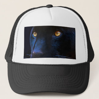 Casquette yeux de panthère noire