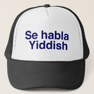 Casquette Yiddish de habla de Se