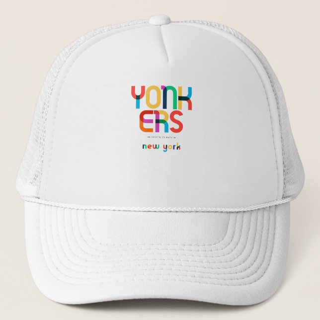Casquette Yonkers New York Mid Century, Pop Art, (Devant)