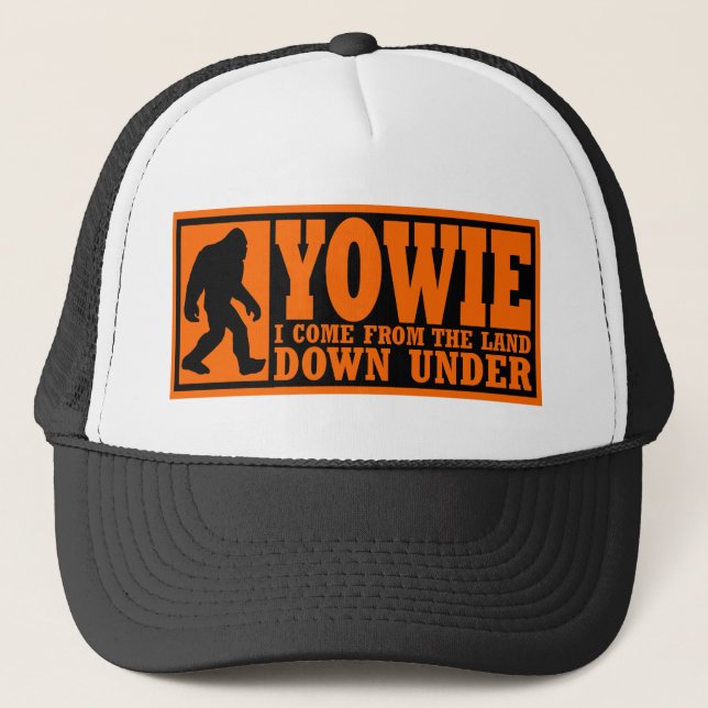 Casquette YOWIE I DESCENDU de la TERRE Bigfoot SOUS- (Devant)