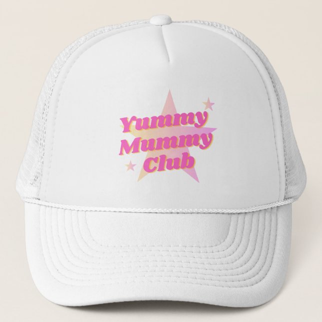 Casquette Yummy maman's Day Trucker Chapeau élégant cadeau (Devant)