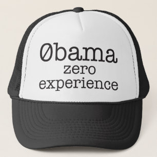 Casquette zéro d'expérience de Zerobama Obama