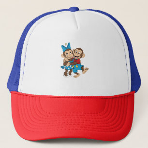 Casquette Zina et Mimo flirtent.