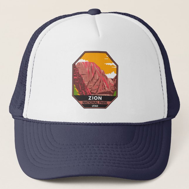 Casquette Zion National Park Utah Vintage  (Devant)