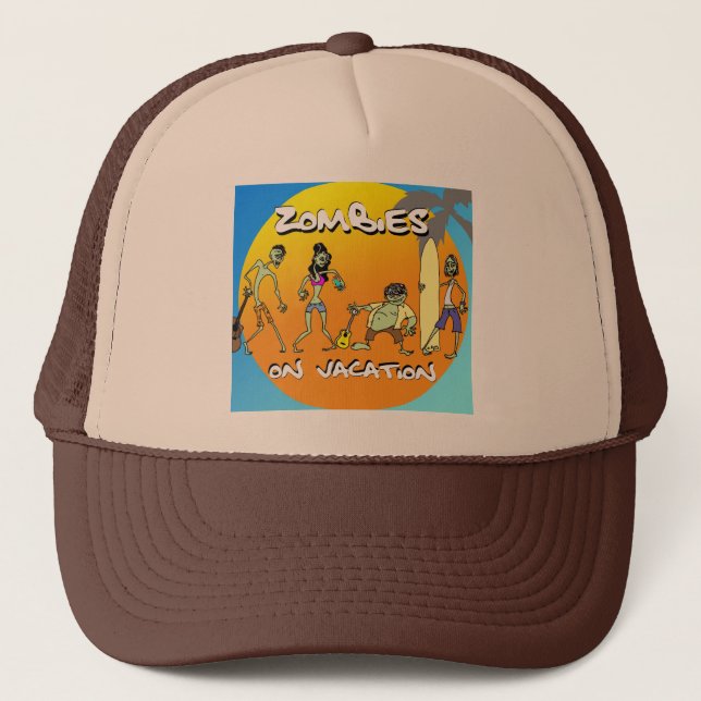 Casquette Zombis des vacances (Devant)