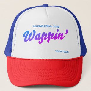 Casquette Zone du canal de Panama — Chapeau de camion Wappin