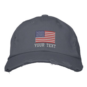Casquettes brodés personnalisés avec logo américai