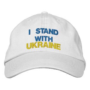 Casquettes de baseball brodées de soutien à l'Ukra