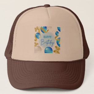 Casquettes de camionneur Photo Joyeux Anniversaire