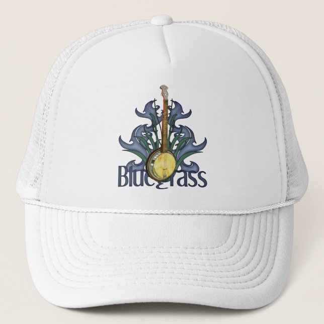 Casquettes de conception de banjo de Bluegrass (Devant)