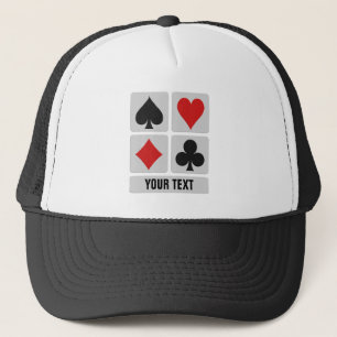 Casquettes de coutume de joueur de carte