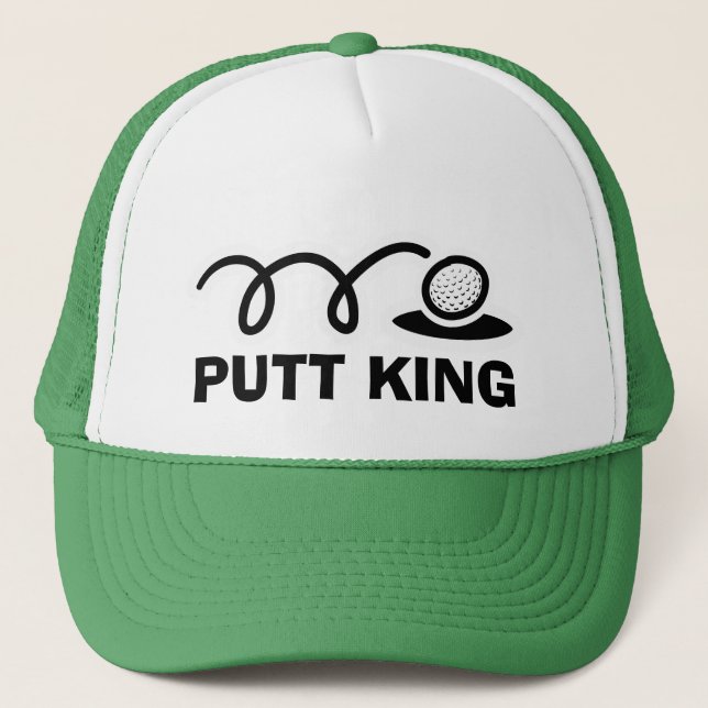Casquettes de golf amusants | Putt King (Devant)
