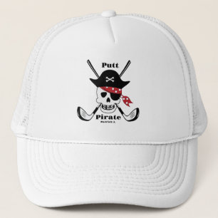 Casquettes de golf cool, Putt Pirate Golf Thème Go