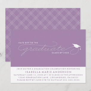 CASQUETTES DE L'ENTRÉE AU DIPLÔME INVITATION À L