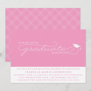 CASQUETTES DE L'ENTRÉE AU DIPLÔME INVITATION À L
