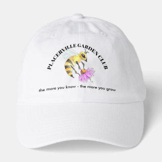 Casquettes du Club de Jardinage avec motif d'Abeil