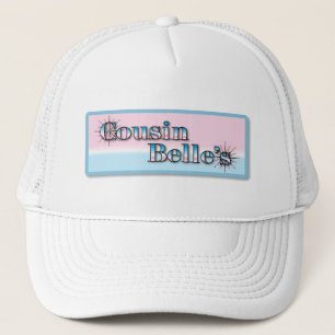Casquettes du logo de la belle de cousin