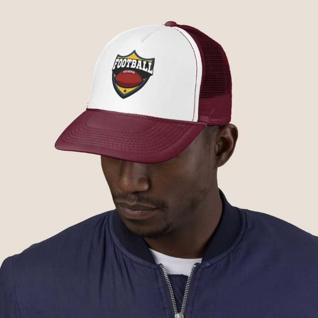 Casquettes du logo du football (En situation)