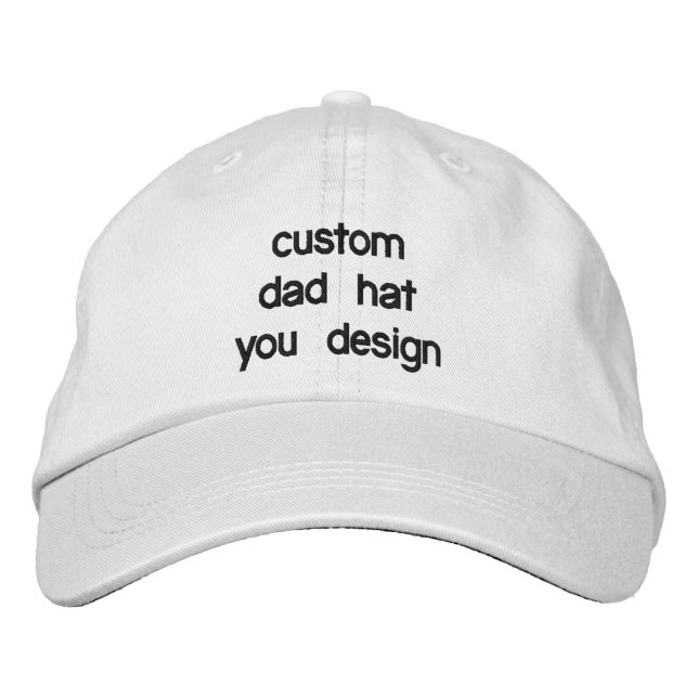 Casquettes réglables de papa personnalisés par (Devant)