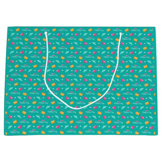Casquettes, sacs à main et coeur Fête des mères (Devant)