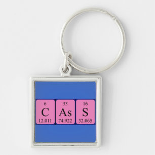 Cass Peried Table name keyring Schlüsselanhänger