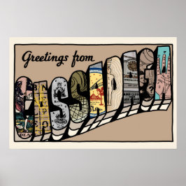 Cassadaga Postkartenplakat Poster