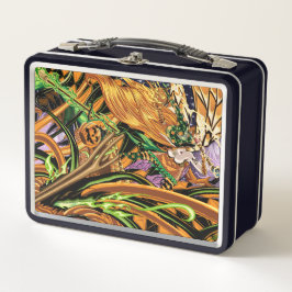 Cassandra fährt den Halloween-Drachen mit WS-Logo Metall Brotdose