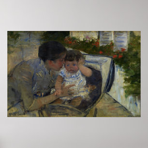 Cassatt - Susan Comforting Baby Poster