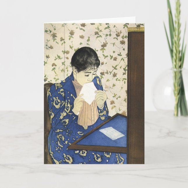Cassatts Der Brief Karte (Vorderseite)