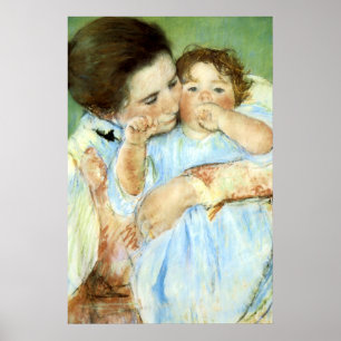 Cassatts "Mutter und Kind" Poster