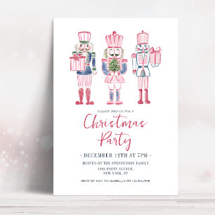 Casse-noisette à l'aquarelle Invitation pour fête