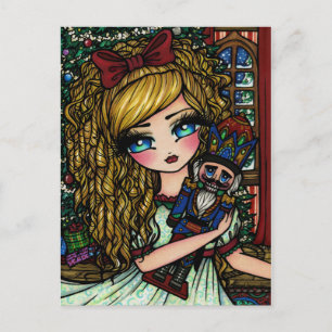 Casse-Noisette Ballet Girl Christmas Holiday Carte