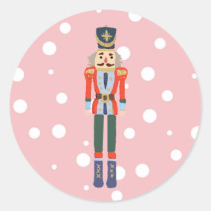 Casse-noisette Design classique Sticker rond