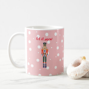 Casse-noisette laissez-le neiger café de Noël Mug