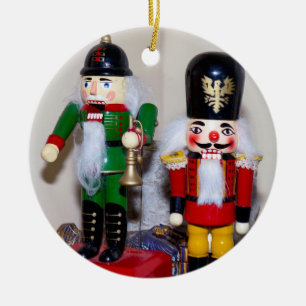Casse-noisette ornement en céramique de Noël