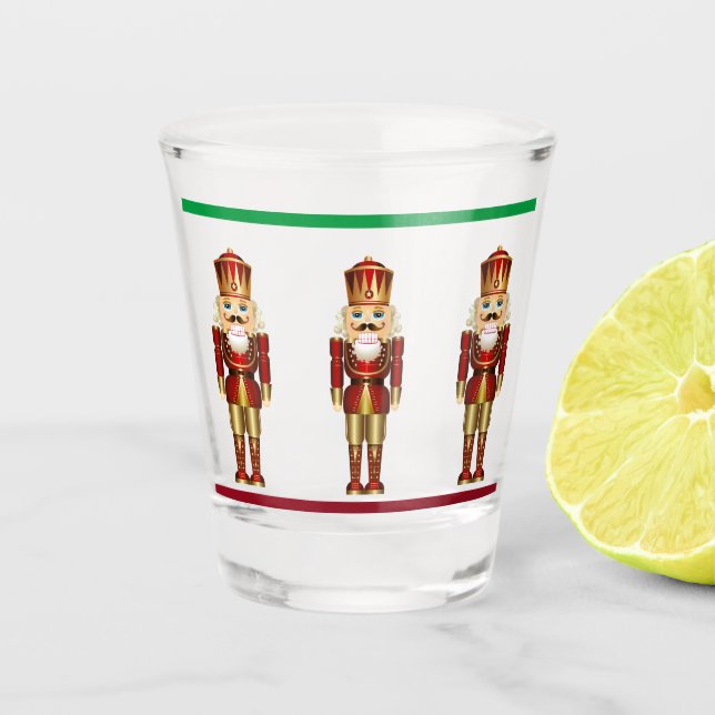 Casse-noisette Tir de verre cadeau de Noël (Devant)