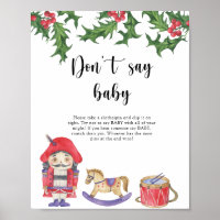 Casse-noix - Ne pas dire Poster bébé