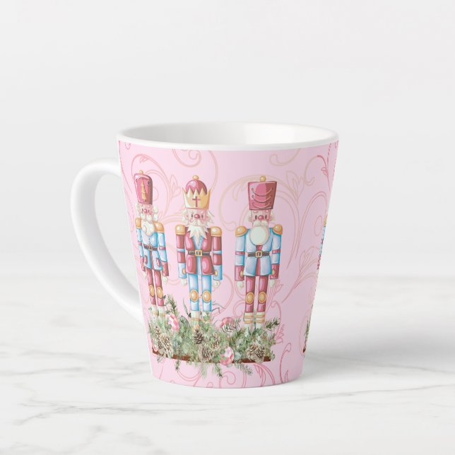 Casse-noix rose Latte Mug (Angle gauche)