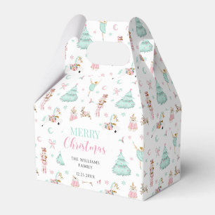 Casse-noix rose pastel Candy de Noël ballotins