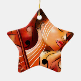 Casselopia - Violinentraum Keramik Ornament