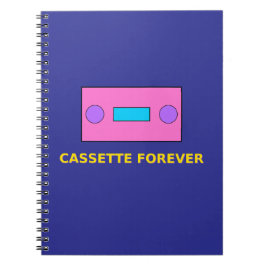 Cassette Forever - Retro-Tape-Pixel-Design Notizblock
