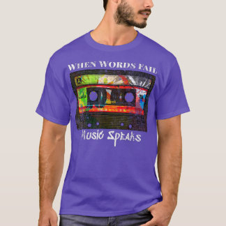 Cassette Tape Retro Music Rave House Techno Angesa T-Shirt