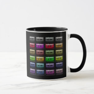 CASSETTE TAPES RETRO MUSIC LOVER TASSE