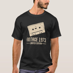 Cassette Tapes S 1972 Vintag Retro Design Birthda T-Shirt