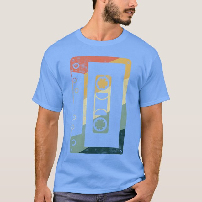 Cassetteape Mitape Best 80S Music family T-Shirt (Vorderseite)