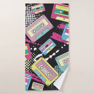 cassettes multicolores sur une couture arrière - p